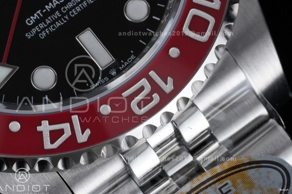 BLRO On 904L Best ARF GMT SS Pepsi Jubilee HighQuality 126710 New SH3285 Edition 1:1 II (UV Master Bezel V 862 Bracelet ) 0720